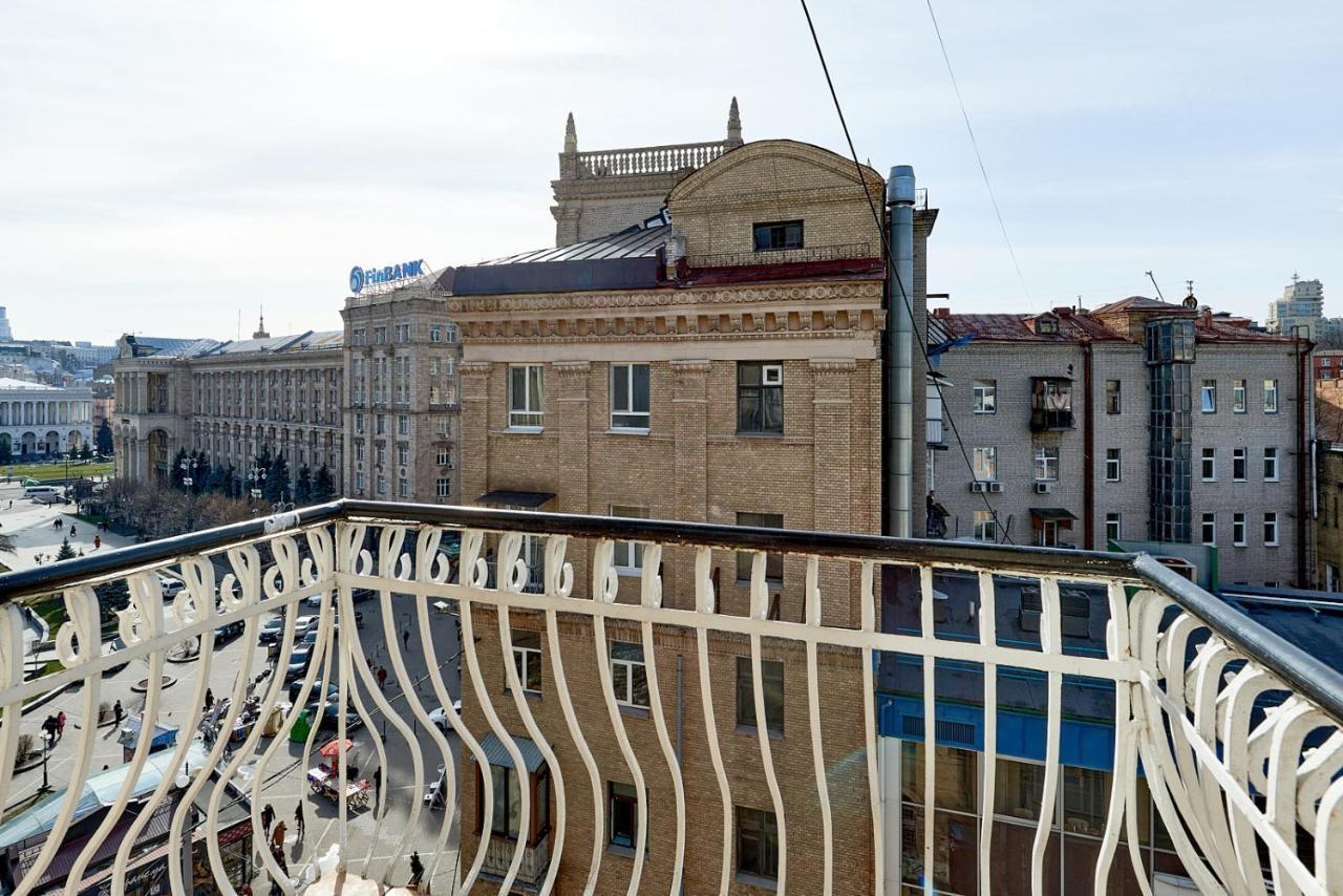 Студія З Видом На Майдан Незалежності Kyiv Exterior photo